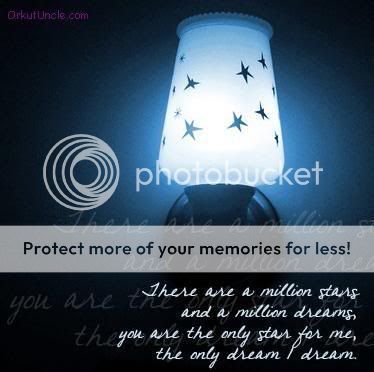 night lamp-romantic comment Orkut scraps